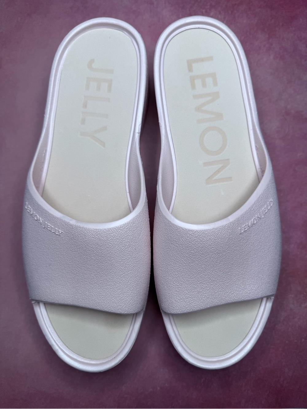 Lemon Jelly Sunny Light Pink Platform Sandals